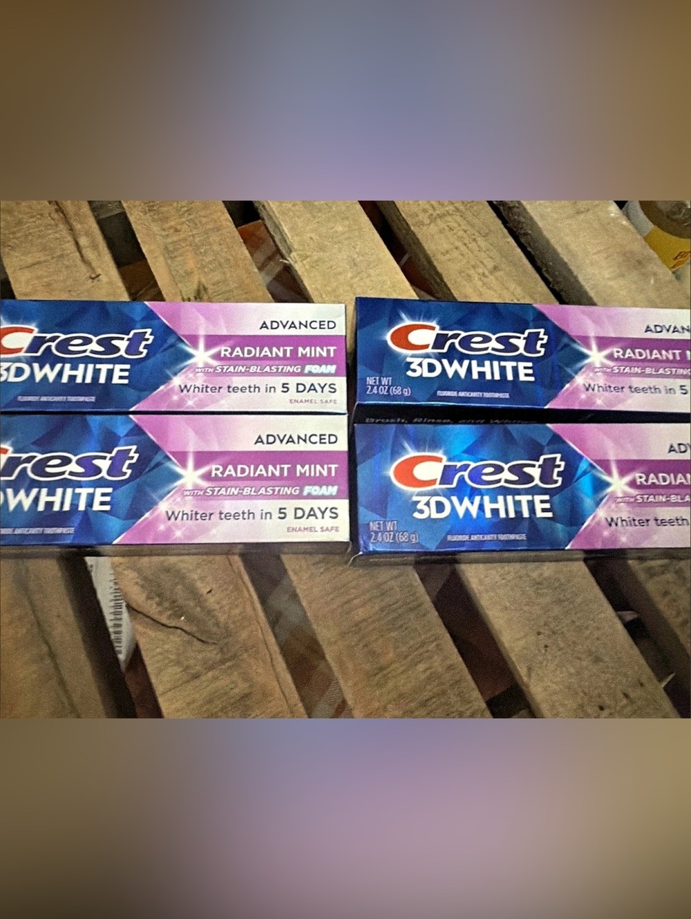 Crest 3D White Radiant Mint Advanced Whitening Strips 5-Day Treatment (4)